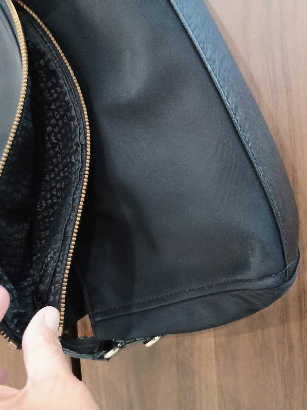 kate spade Black Nylon Crossbody Mini Bag with Gold Hardware - Picture 11 of 11